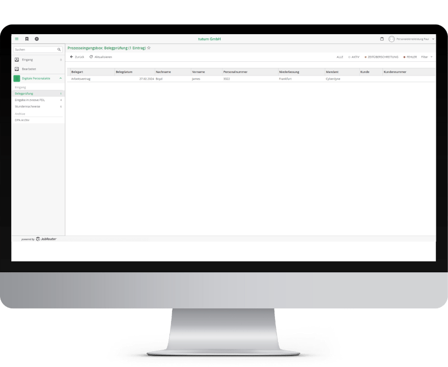 Mockup Website PDL