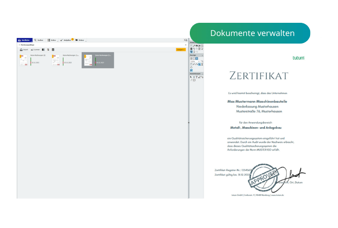 Screen Maschinenbau Zertifikatsverwaltung  Zentrale Verwaltung (1)