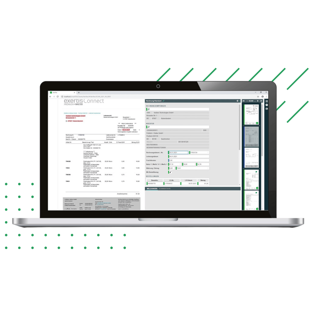 Insiders Technologies Mockup grün