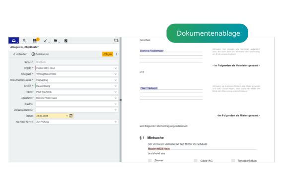 immoDocument.FLOW Dokumentenablage