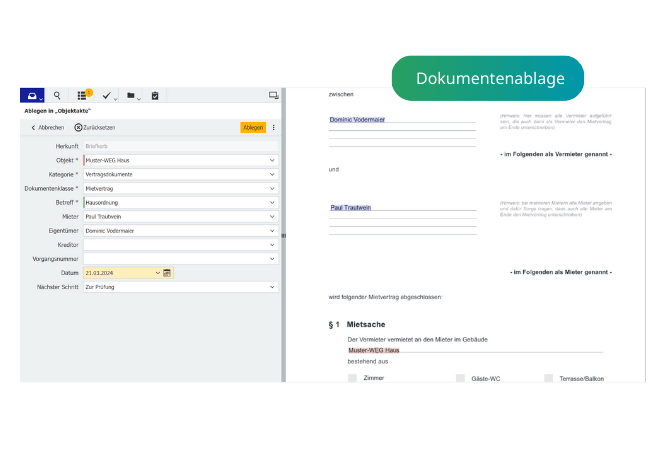 immoDocument.FLOW Dokumentenablage