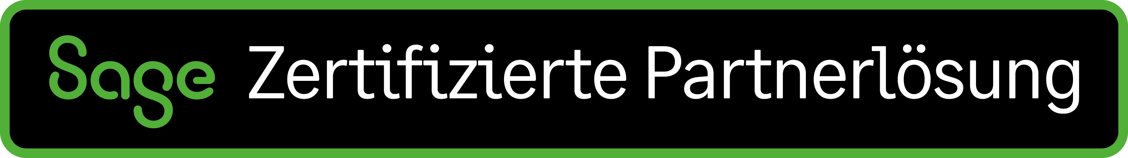 Sage Partner Badge - Zertifizierte Partnerlösung