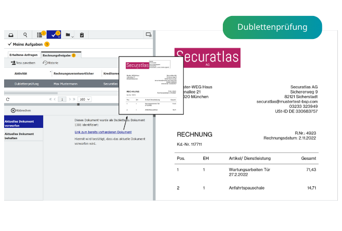 immoDocument.FLOW Duplettenprüfung immoDocument.FLOW Duplettenprüfung