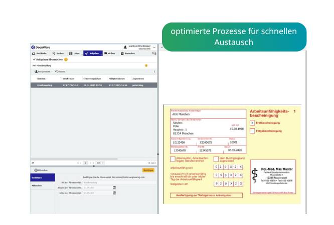 optimierte Prozesse, transparente Kommunikation optimierte Prozesse, transparente Kommunikation