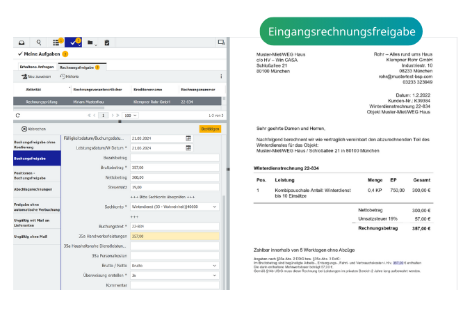 Eingangsrechnungsfreigabe Eingangsrechnungsfreigabe